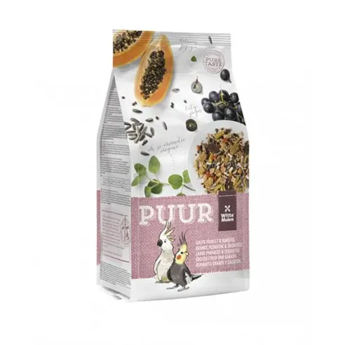PUUR Large parakeet & cockatoo - gurmánská směs pro velké papoušky a kakadu 2 kg