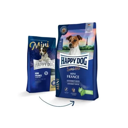 Happy Dog SUPER PREMIUM - Sensible MINI - France kachna a brambory 4 kg