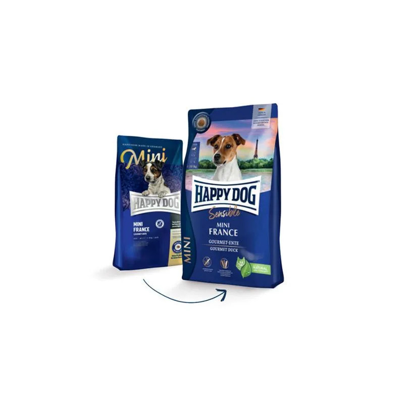 Happy Dog SUPER PREMIUM - Sensible MINI - France kachna a brambory 4 kg