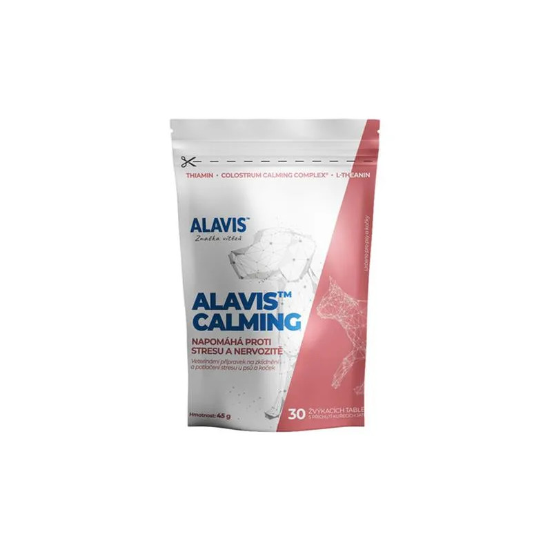 ALAVIS Calming Extra silný pro psy 96 g/30 žvýkacích tablet