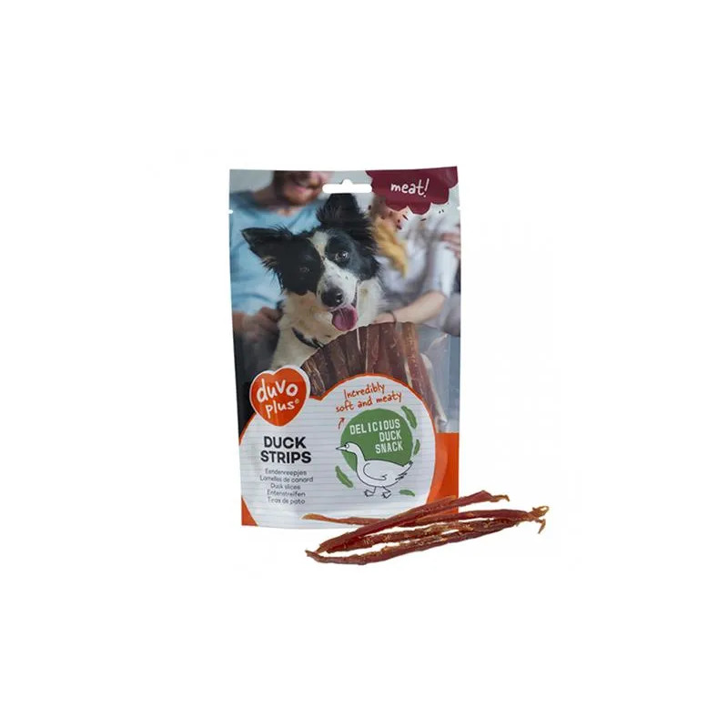 Pochoutka DUVO+ Kachní proužky 80 g