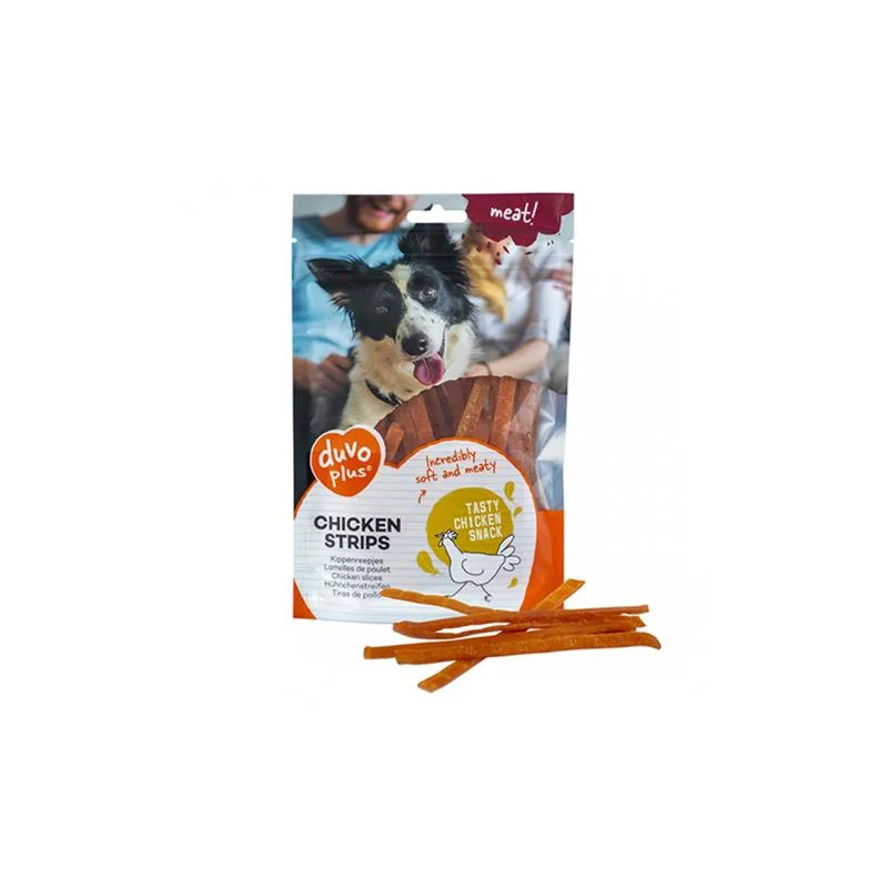 Pamlsek DUVO+ Proužky kuřecí 80 g