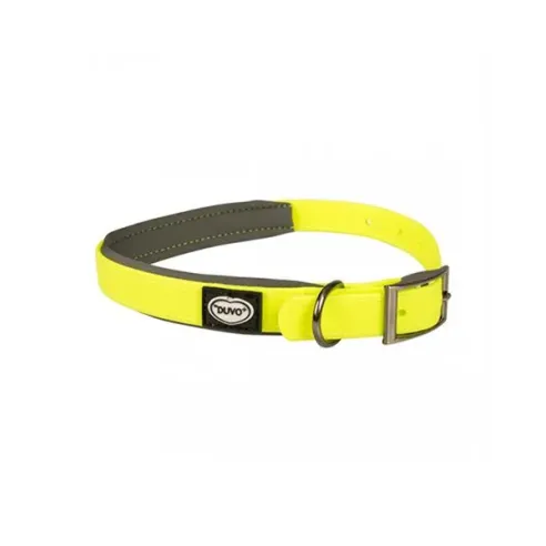 Obojek DUVO+ Nastavitelný plastový žlutý 35-55cm/20mm