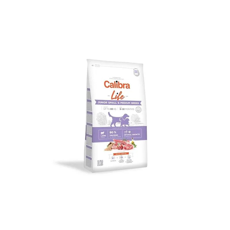 Calibra Dog Life Junior Small & Medium Breed Lamb 12 kg