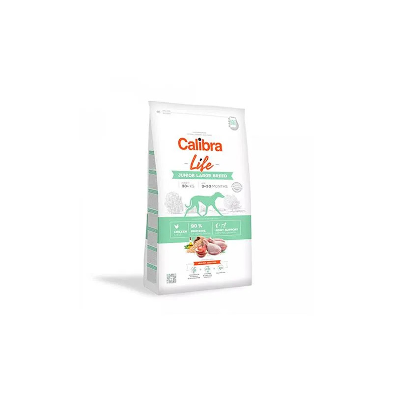 Calibra Dog Life Junior Large Breed Kuře 12 kg