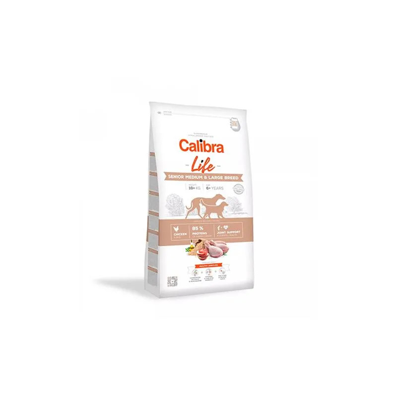 Calibra Dog Life Senior Medium & Large Kuře 12 kg