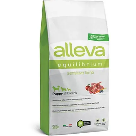 Alleva SP EQUILIBRIUM pes štěně citlivé všechny plemena jehně 12 kg