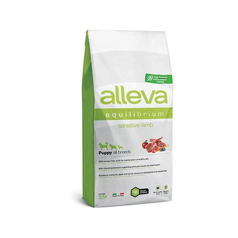 Alleva SP EQUILIBRIUM pes štěně citlivé všechny plemena jehně 12 kg