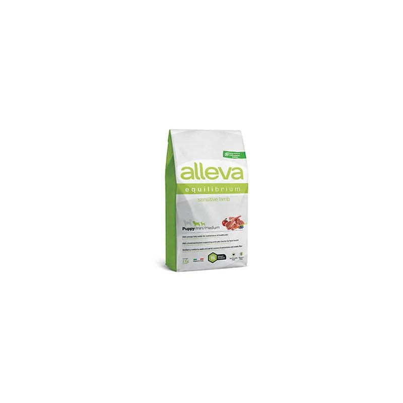 Alleva SP EQUILIBRIUM pes štěně citlivý malý a střední jehněčí 2 kg