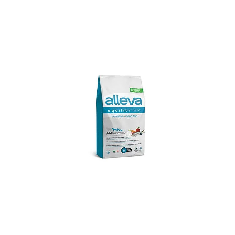 Alleva SP EQUILIBRIUM pes dospělý citlivý mini & střední oceánská ryba 2 kg