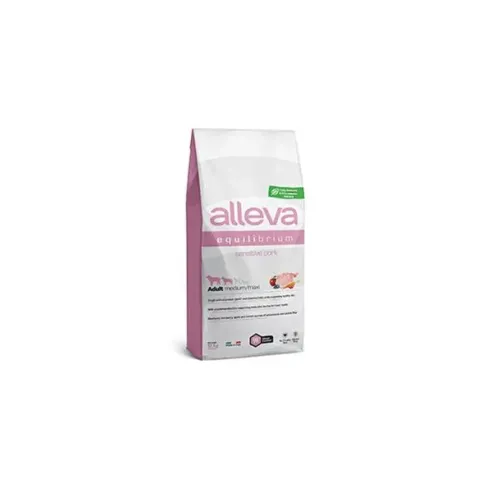 Alleva SP EQUILIBRIUM pes dospělý citlivý střední & maxi vepřové 12 kg