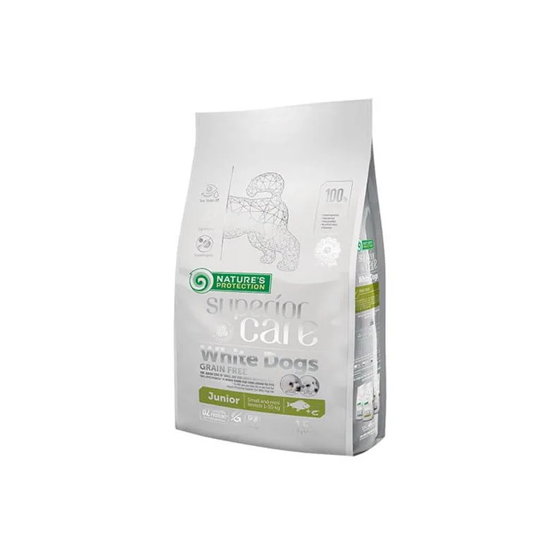Natures P Superior care bílý pes GF junior bílá ryba