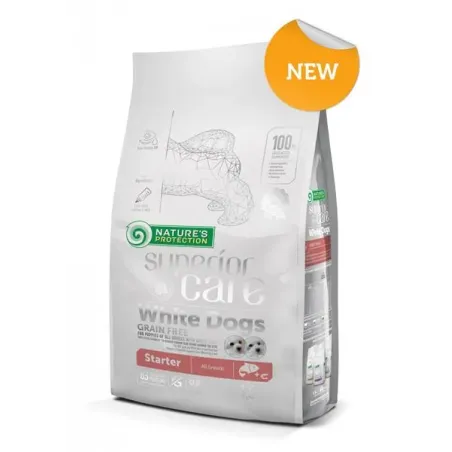 Natures P Superior care white dog GF štěně startér losos všechny plemena 10 kg