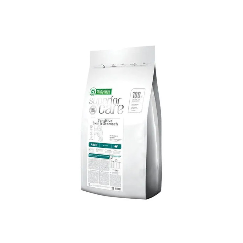 Natures P Superior péče pro psy GF dospělí Citlivá kůže a žaludek jehněčí pro všechna plemena 10 kg