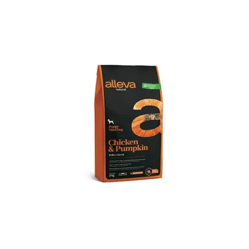Alleva NATURAL pes štěně mini kuře & dýně 2 kg