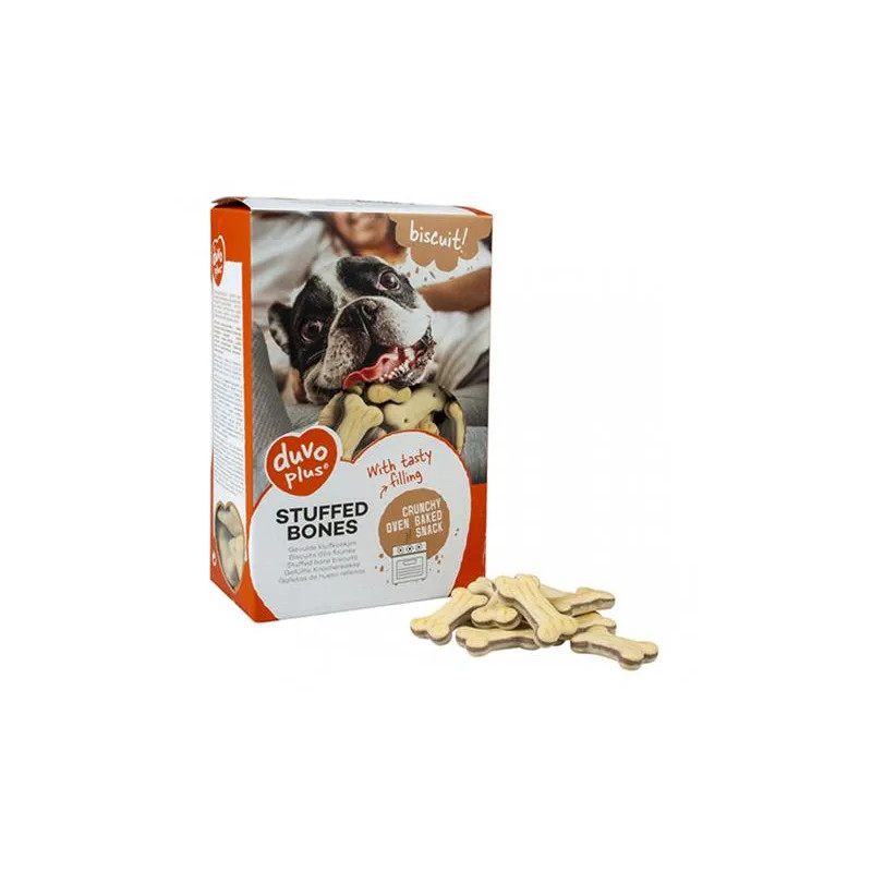 Pamlsek DUVO+ Biscuit Plněné kosti 500 g