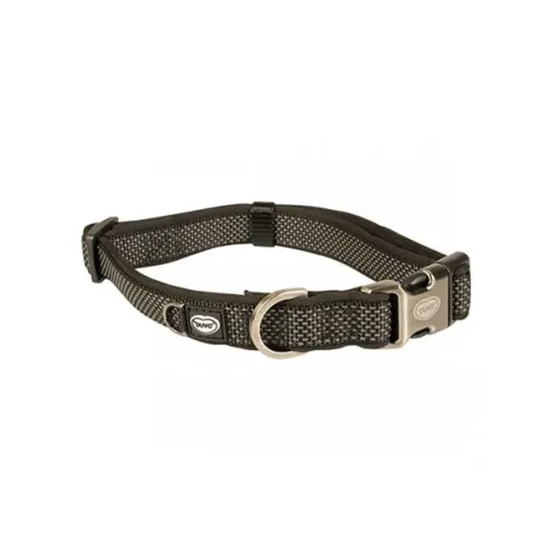 Obojek DUVO+ EXPLOR NORTH nylon černý 20-35cm/15mm