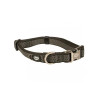 Obojek DUVO+ EXPLOR NORTH nylon černý 20-35cm/15mm