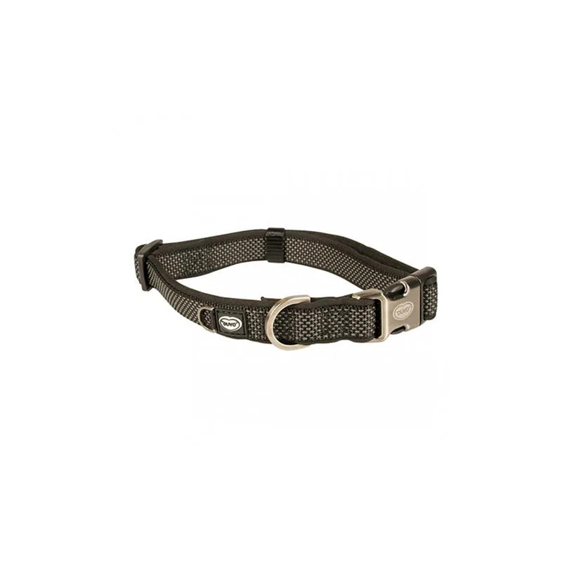 Obojek DUVO+ EXPLOR NORTH nylon černý 30-45cm/15mm