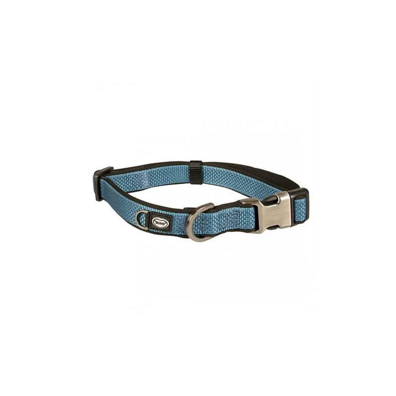 Obojek DUVO+ EXPLOR NORTH nylon petrolejově-modrá barva 30-45cm/15mm
