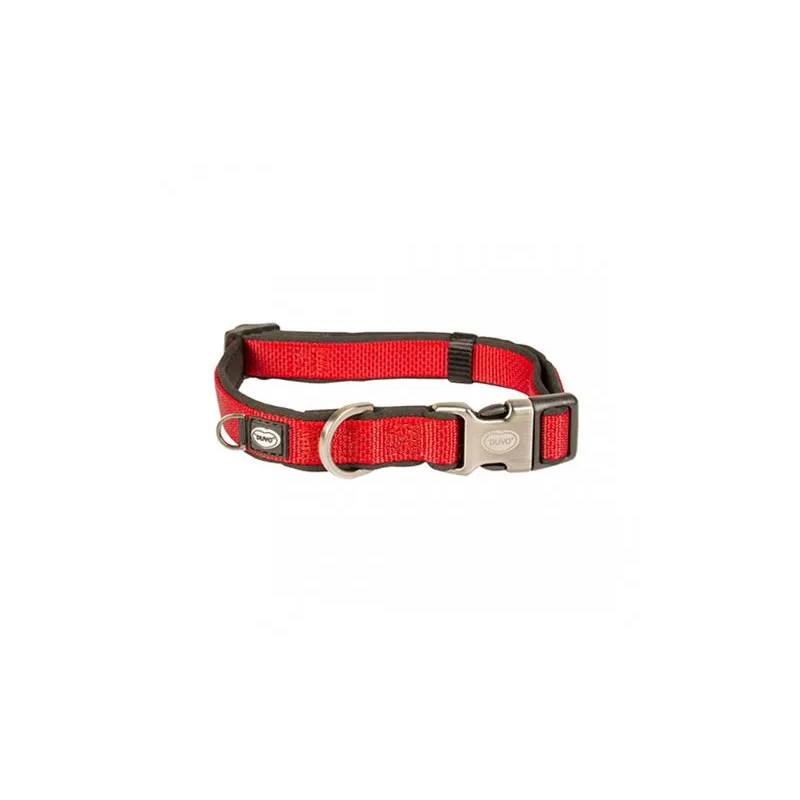 Obojek DUVO+ EXPLOR NORTH nylon červený 35-55cm/20mm