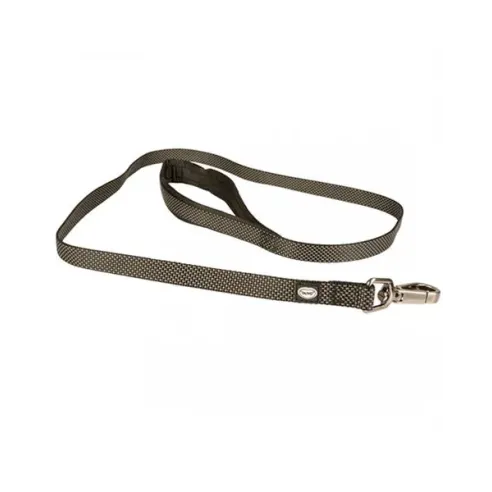 Vodítko DUVO+ EXPLOR NORTH nylon černé 100cm/20mm