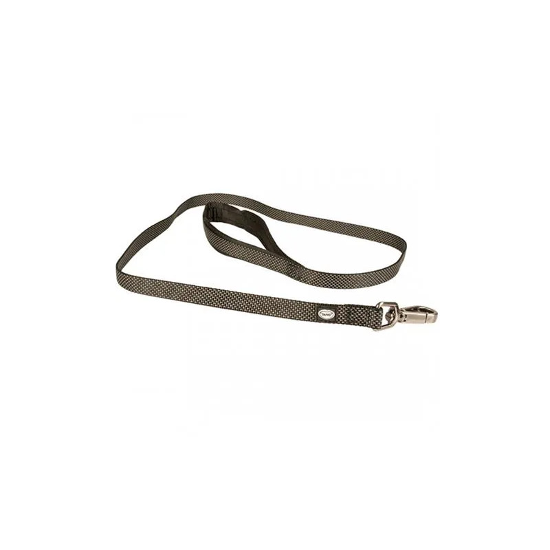 Vodítko DUVO+ EXPLOR NORTH nylon černé 100cm/20mm