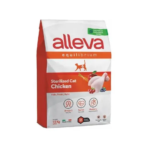 Alleva SP EQUILIBRIUM kočka kuře sterilizované 1,5 kg