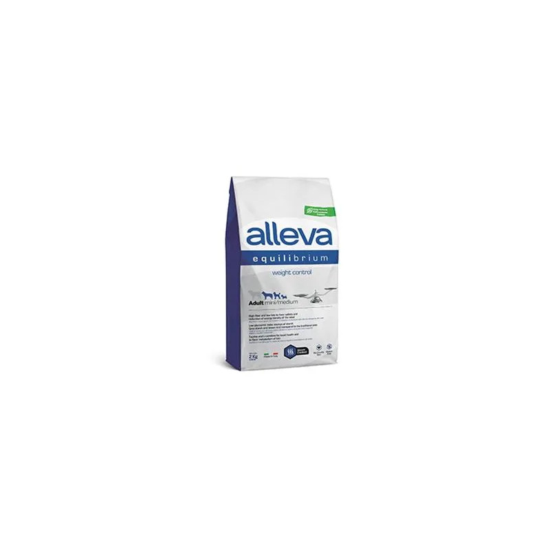 Alleva SP EQUILIBRIUM pes dospělý kontrola hmotnosti mini & střední kuře & oceánská ryba 2 kg