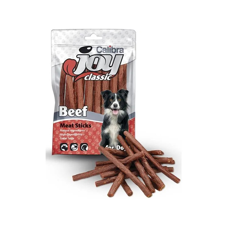 Pamlsek CALIBRA Joy DOG Classic Beef Sticks 80 g NOVÝ