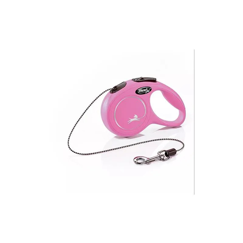 Vodítko Flexi Classic NEW lanko XS 3 m růžové (do 8 kg)