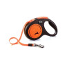 Vodítko Flexi New Neon pásek M 5 m oranžový (do 25 kg)
