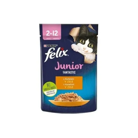 Nestlé FELIX Fantastic cat junior kuře želé kapsička 26x85 g