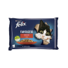 Nestlé FELIX Fantastic cat Multipack hovězí&kuře želé kapsička 4x85 g