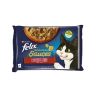 Nestlé FELIX Sensations kočičí Multipack krůta&jehně kapsička 4x85 g