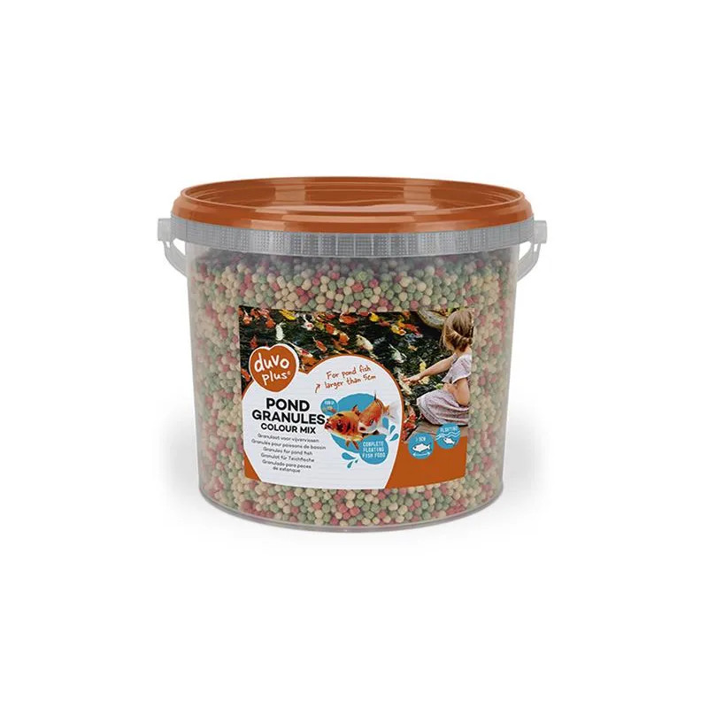 Krmivo pro ryby od 5 cm DUVO+ granule 5 L, průměr 4 mm