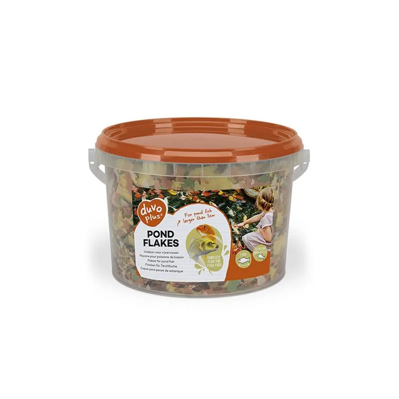 Krmivo pro ryby od 3 cm DUVO+ vločky 3 L
