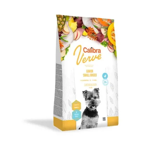 Calibra Dog Verve GF Junior Small Kuře & Kachna 1,2 kg