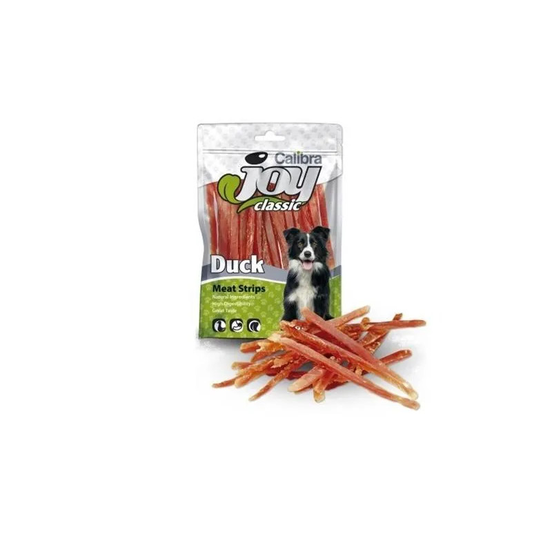 Pamlsek CALIBRA Joy DOG Classic Duck Strips 250g NOVÉ
