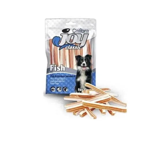 Pamlsek CALIBRA Joy DOG Classic Fish & Chicken Sandwich 250g NOVÝ