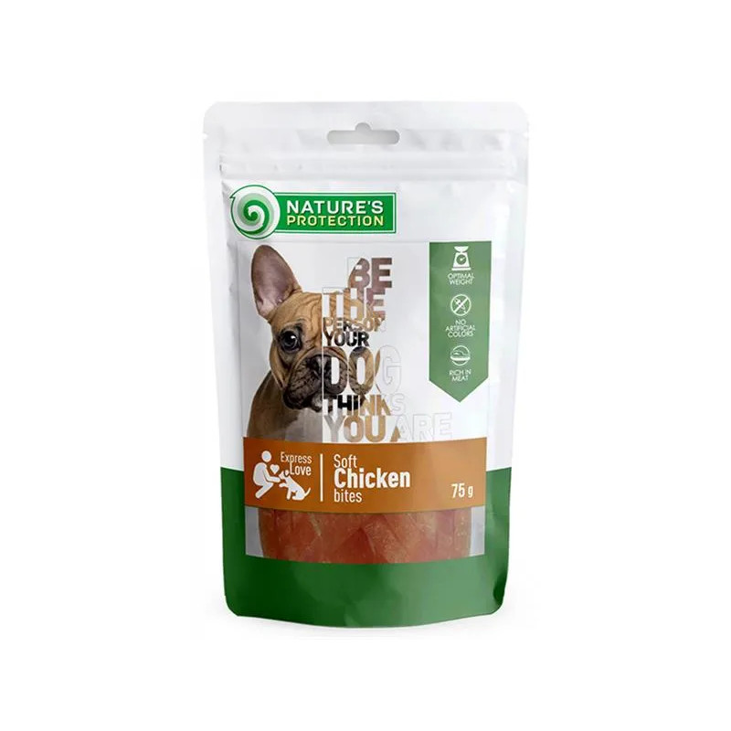 Pamlsek Natures P Snack dog chicken 12x75 g