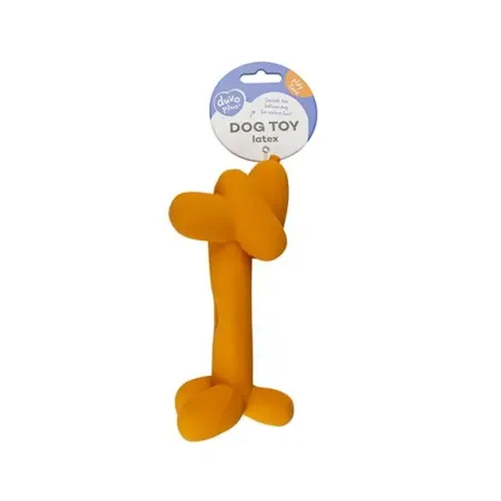 Hračka DUVO+ latexový balón jezevčík, pískající, oranžový 18x5,5x8 cm