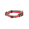 Obojek DUVO+ EXPLOR WEST nylon červená barva 20-35cm/15 mm