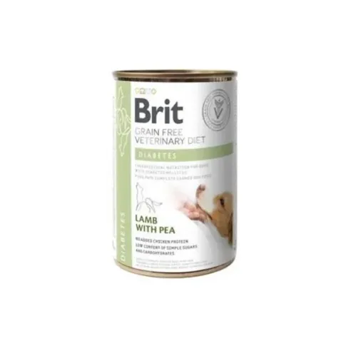 Konzerva Brit Veterinary Diets GF pro psy s diabetem 400 g