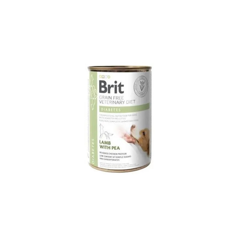 Konzerva Brit Veterinary Diets GF pro psy s diabetem 400 g
