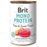 Brit Mono Protein Tuňák & Sladké Brambory 400 g konzerva