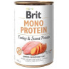 Brit Mono Protein Turkey & Sweet Potato 400 g konzerva
