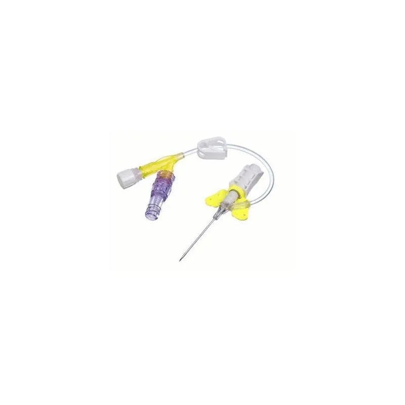 Kanyla i.v. SafeVet Combi KRUUSE, 0,7 x 19 mm (24G x 3/4"), žlutá