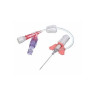 Kanyla i.v. SafeVet Combi KRUUSE, 1,1 x 32 mm (20G x 11/4"), růžová
