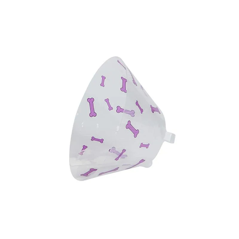 Ochranný límec BUSTER Design Bones 10 cm, fialový, 10 ks